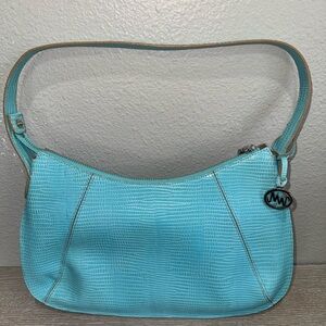 Monsac Vintage Original baby blue Handbag, Shoulder Bag